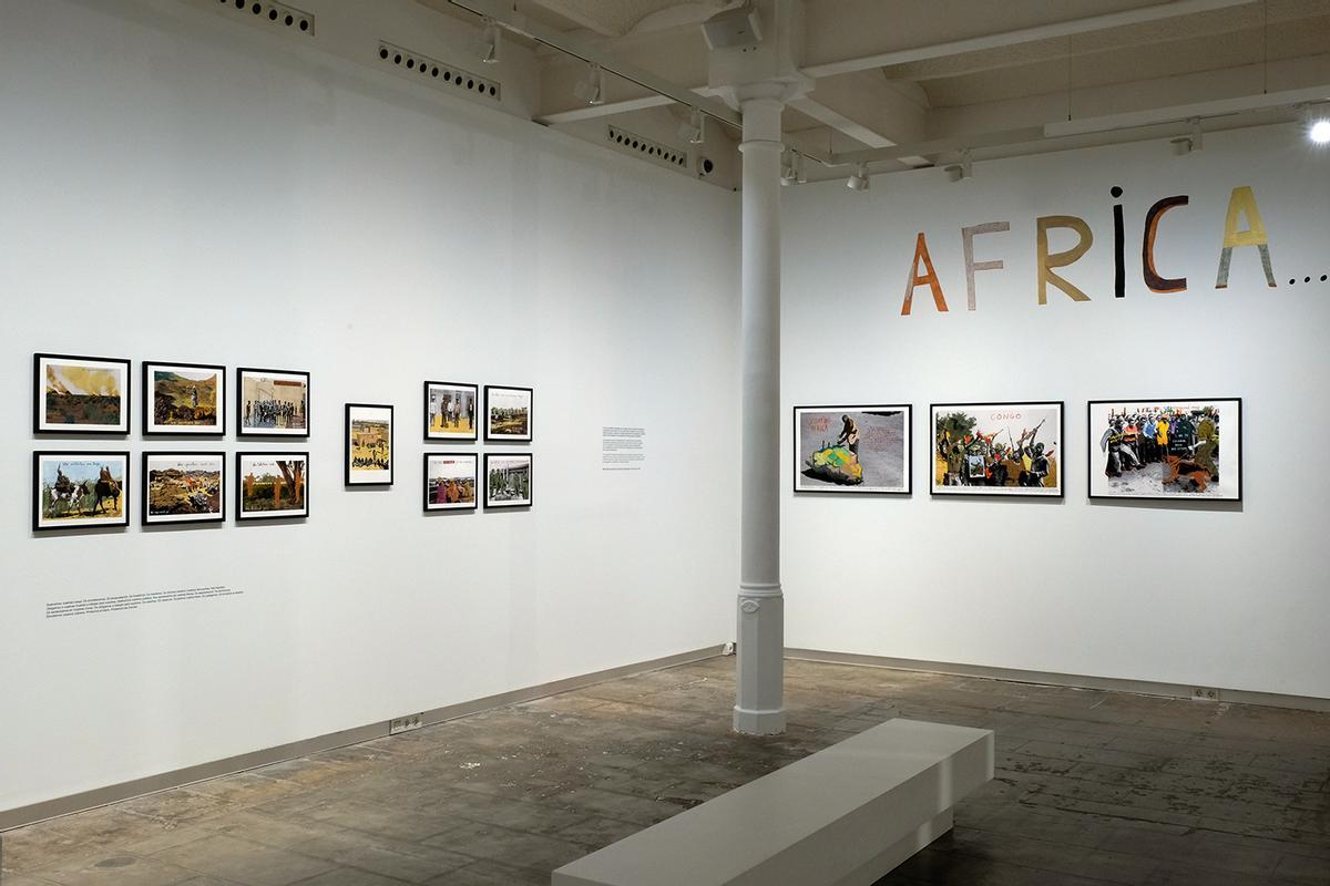 Exposición Resistencia poética, de Marcelo Brodsky, en Foto Colectania, en Barcelona.