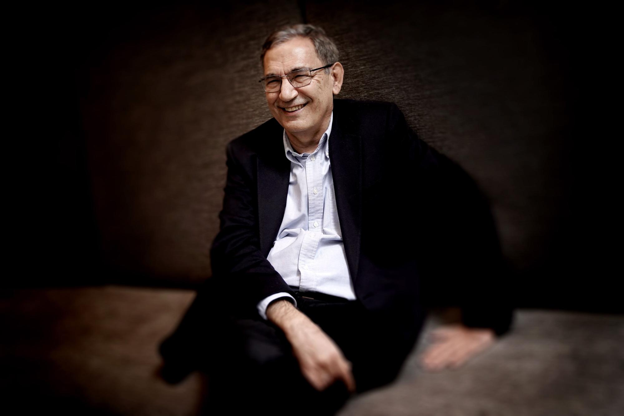 Orhan Pamuk, en su reciente visita a Madrid.