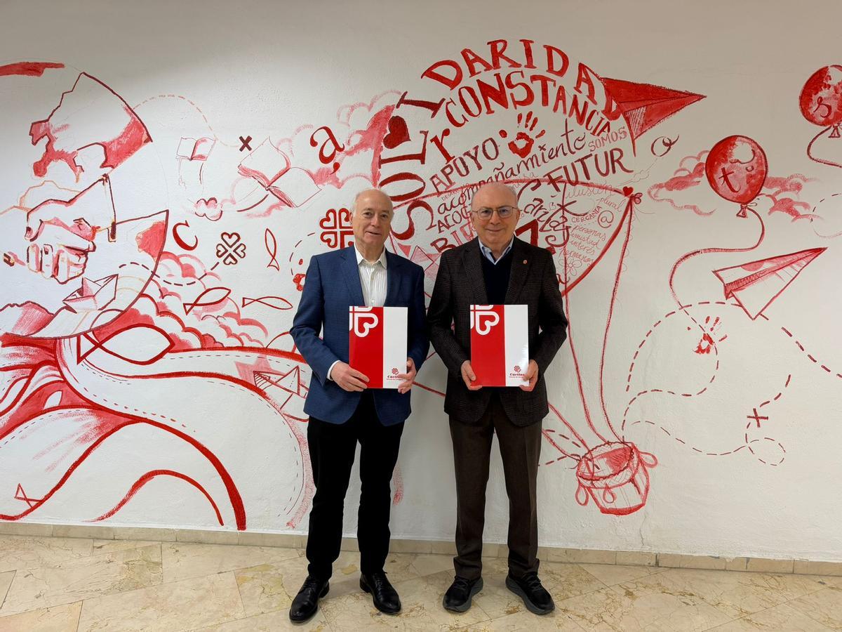Firma de convenio de colaboración entre Ribera Hospital de Molina y Cáritas Diócesis de Cartagena