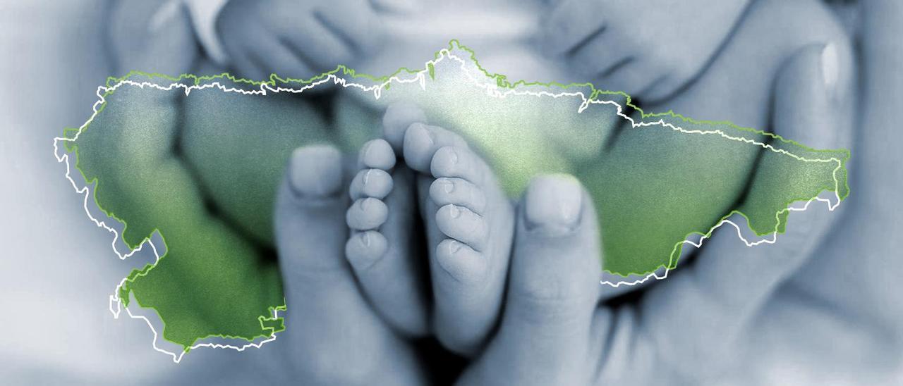 Asturias, la segunda región donde más retroceden los nacimientos