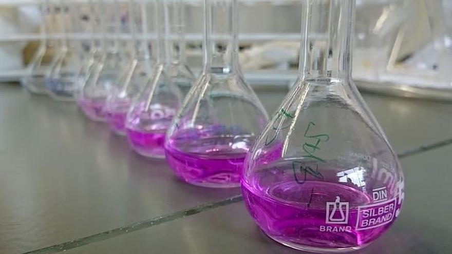 Frascos usados en laboratorios.
