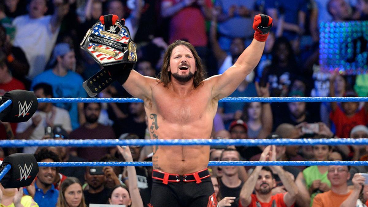 AJ Styles se convirtió en campeón de SmackDownLive