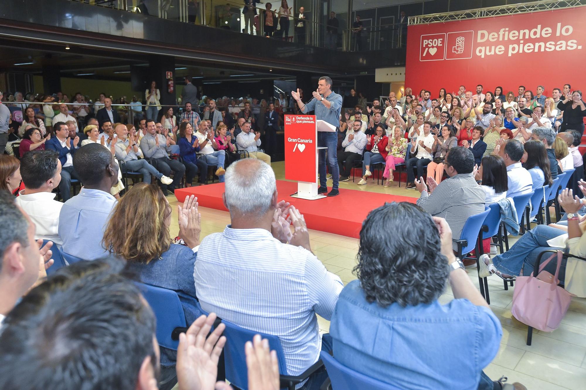 Mitin de Pedro Sánchez en Gran Canaria