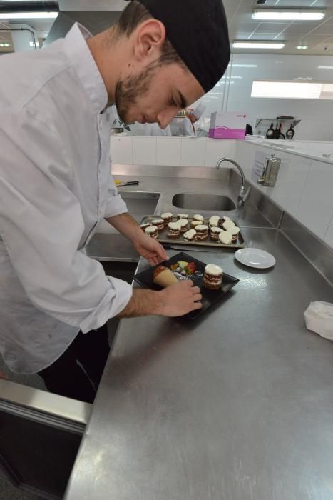 Platos de cine en la escuela de hostelería de Moreda de Aller