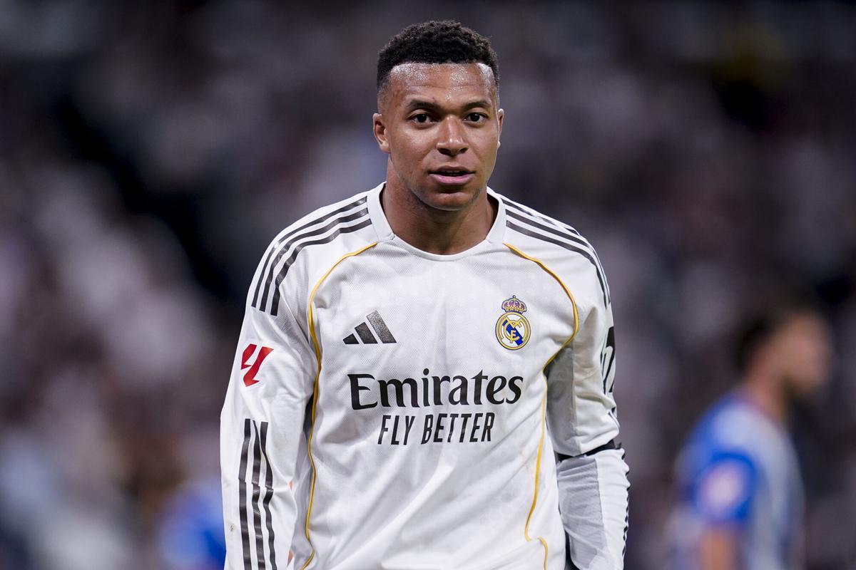 Desde que empezó el año Mbappé ha reducido sensiblemente sus cifras goleadoras // EUP Kylian Mbappe of Real Madrid CF gestures during the Spanish League, LaLiga EA Sports, football match played between Real Madrid CF and Deportivo Alaves at Bernabeu stadium on April 21, 2026, in Madrid, Spain. AFP7 21/04/2026 ONLY FOR USE IN SPAIN