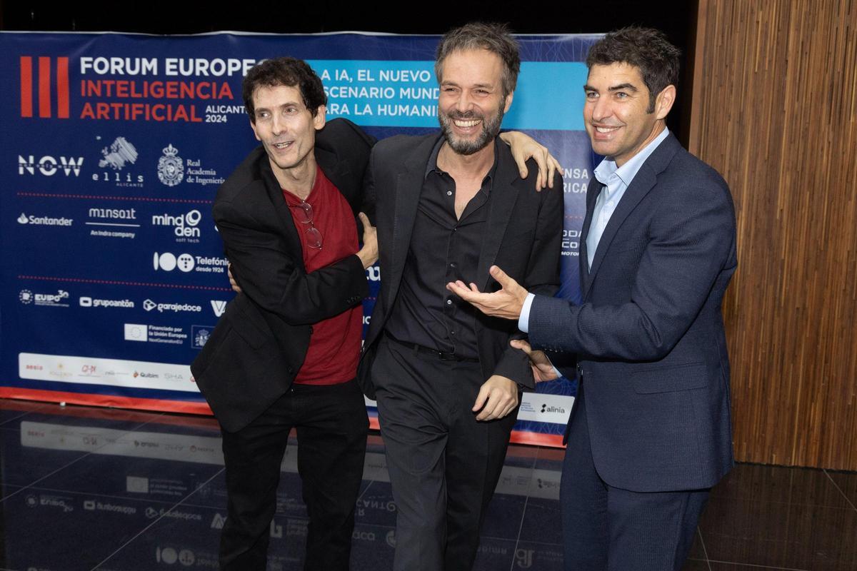 Javier Ideami, Josep Vicent y Manuel Bonilla