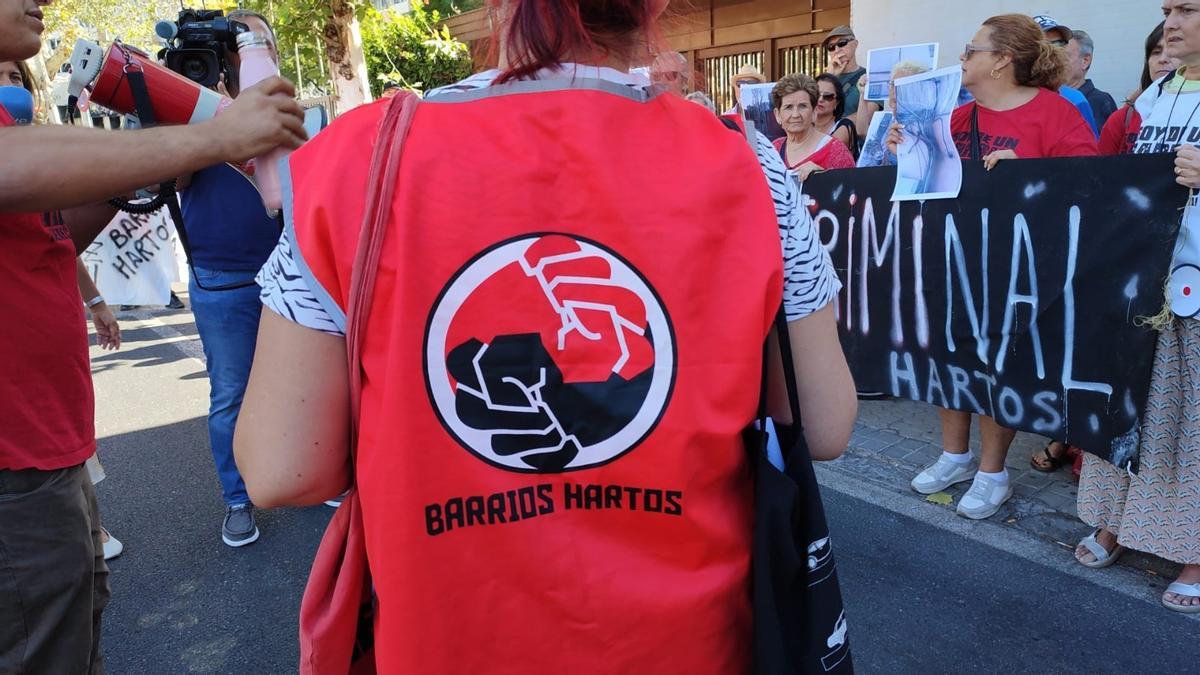 Una concentración vecinal convocada por Barrios Hartos