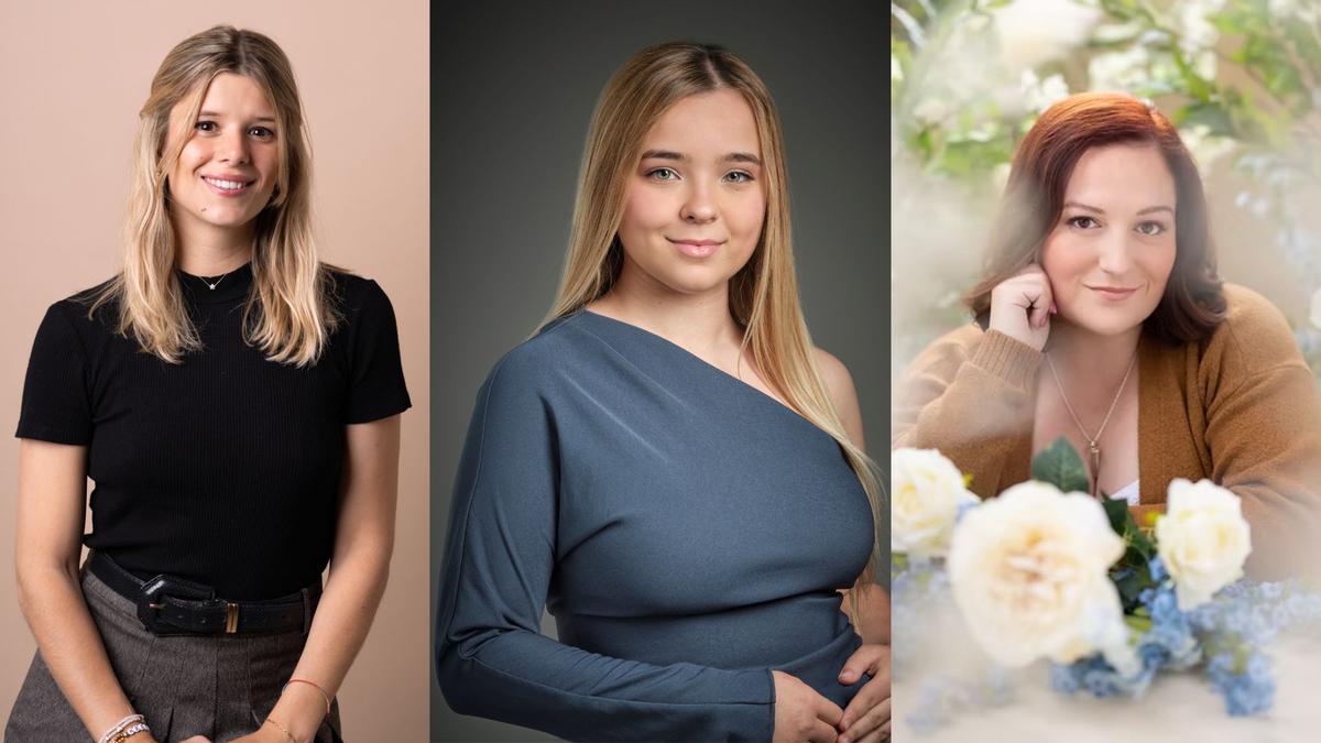 De izquierda a derecha: Patricia Ibárcena, Lucía Cerezo y Julie Soto