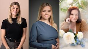 De izquierda a derecha: Patricia Ibárcena, Lucía Cerezo y Julie Soto