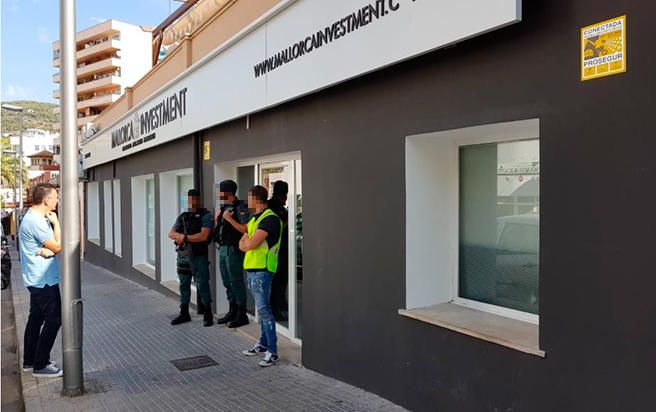 La Guardia Civil destapa una de las mayores estafas inmobiliarias de Baleares