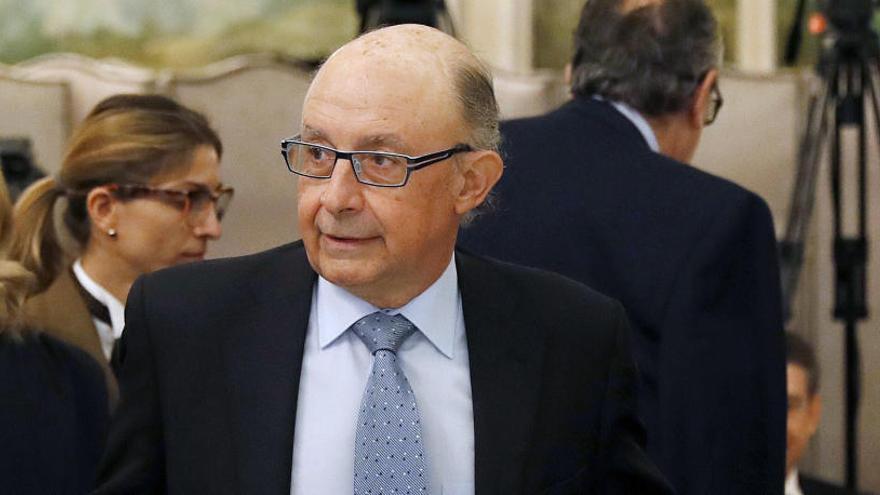 El ministro de Hacienda Cristóbal Montoro.