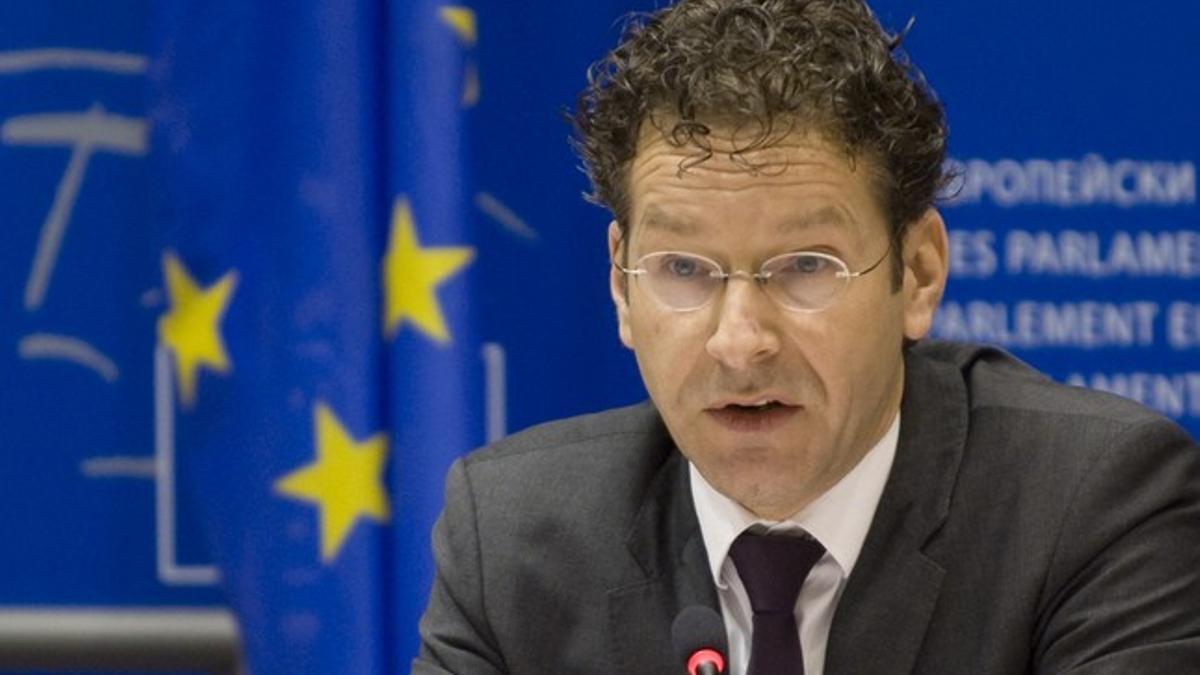 El presidente del Eurogrupo y ministro de Finanzas alemán, Jeroen Dijselbloem, este miércoles en Bruselas.