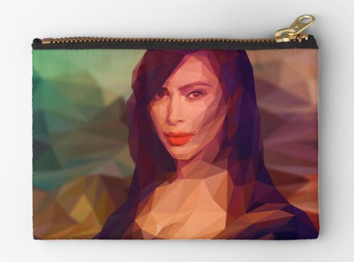 Kim Kardashian Mona Lisa