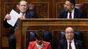 Tamames posa a la venda el seu discurs com a candidat a la moció de censura