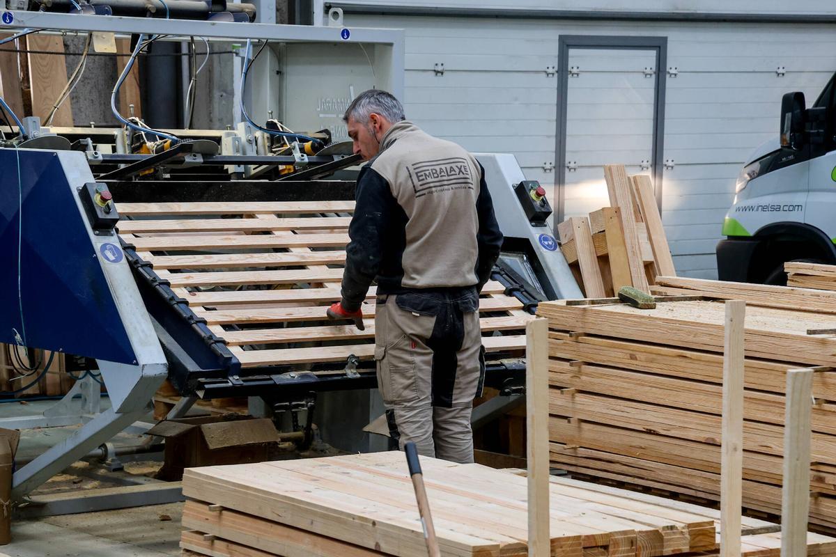 Las instalaciones de Embalaxe en O Posadoiro.