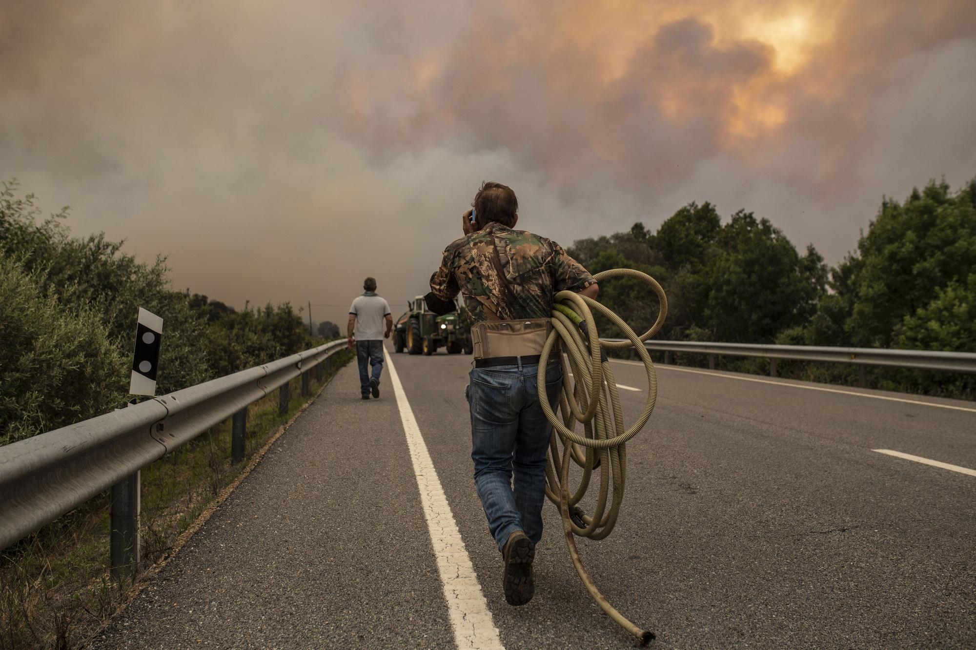 GALERÍA | El incendio de la Sierra de la Culebra, en imágenes