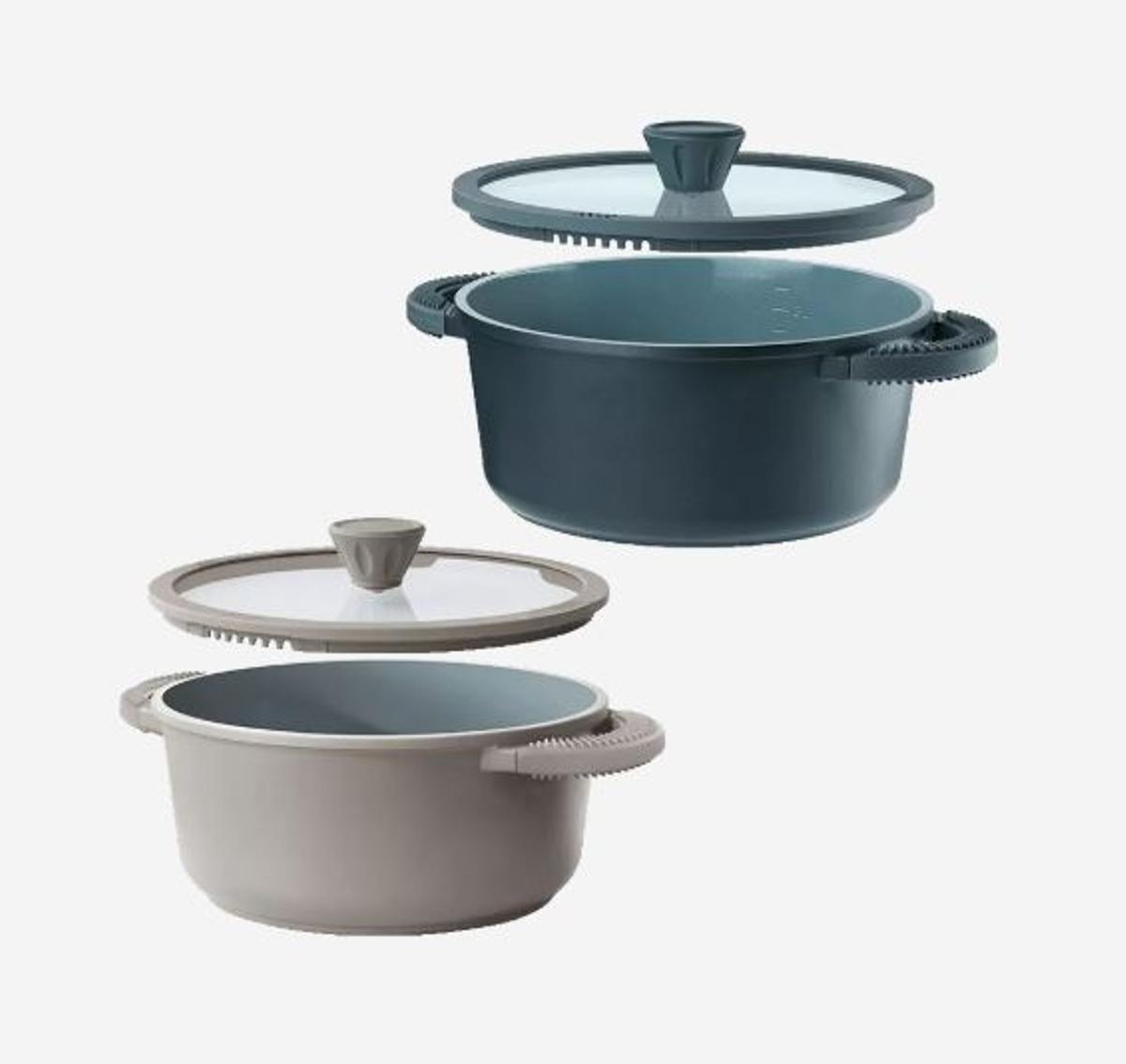 Mañana se esperan colas kilométricas en Aldi para conseguir el juego de cacerolas de aluminio fundido más baratas del mercado: con recubrimiento antiadherente cerámico y doble vertedor