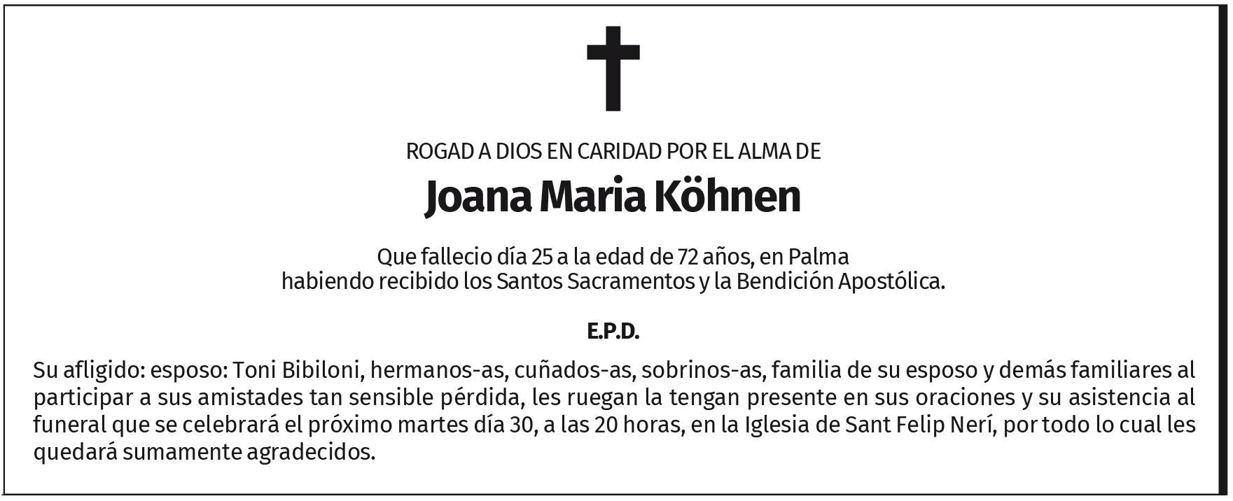 Joana Maria Köhnen