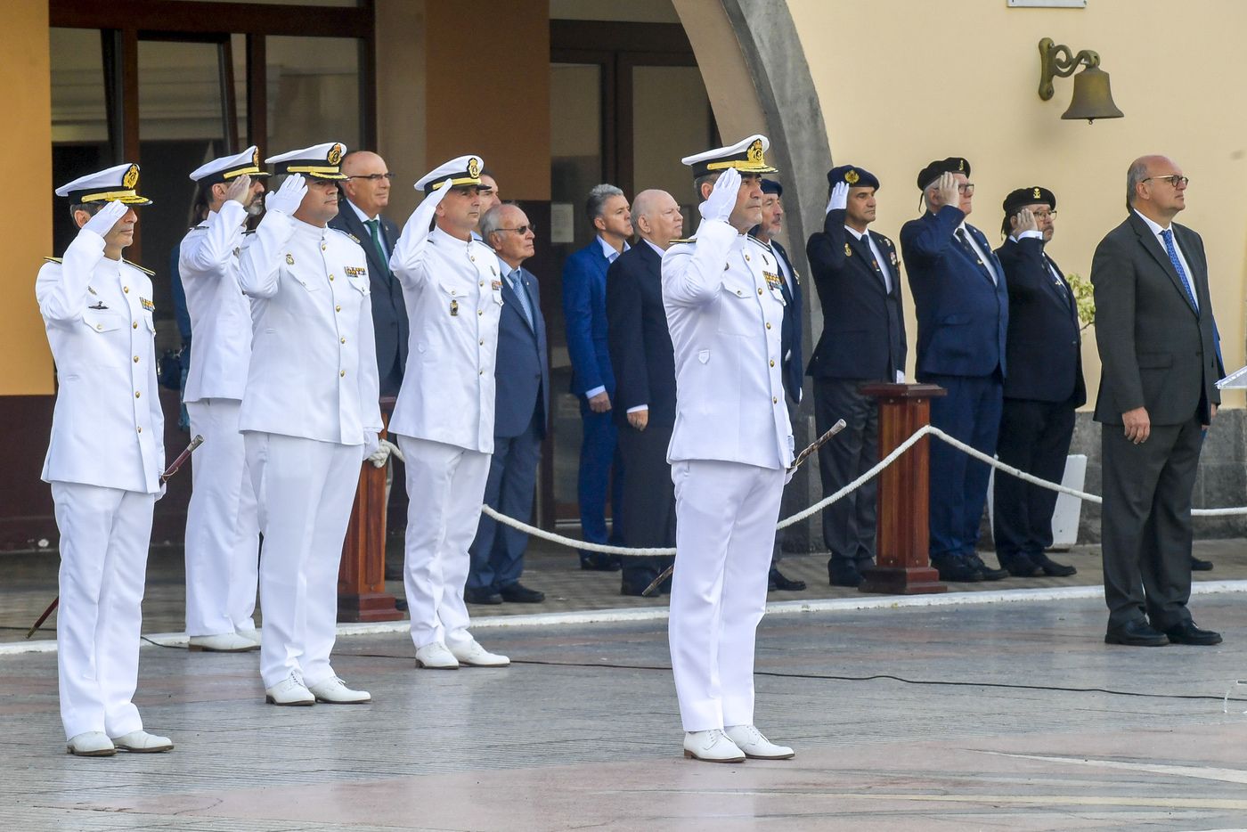 Toma de posesión de Santiago de Colsa, nuevo comandante almirante del Mando Naval de Canarias