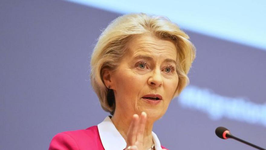 La presidenta de la Comissió Europea, Ursula von der
Leyen, a Brussel·les, dimecres passat. | VIRGINIA MAYO / AP