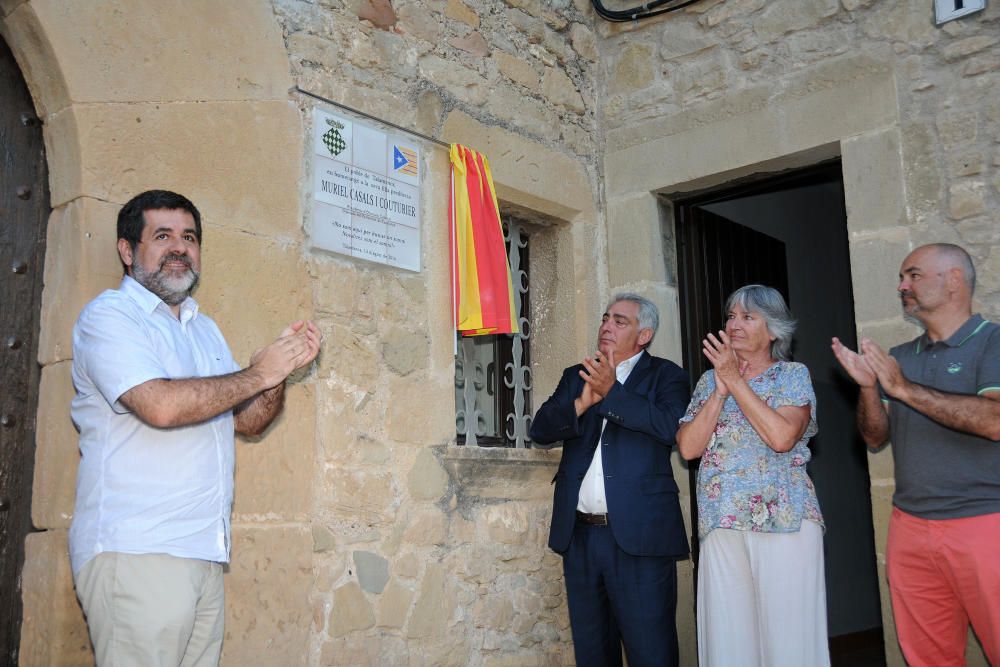 Commemoració de la Batalla de Talamanca i placa homenatge a Muriel Casals