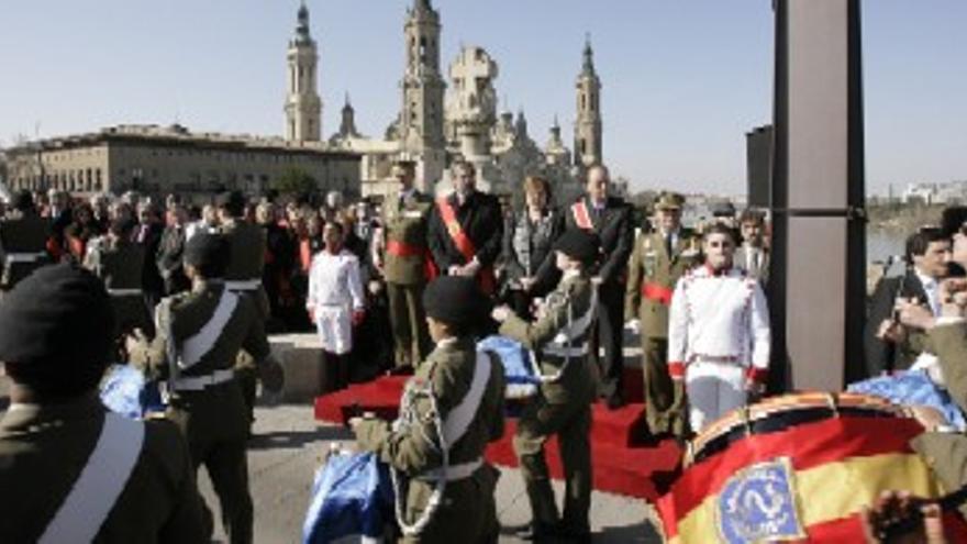 Zaragoza reconoció el arrojo del barón de Warsage en su defensa