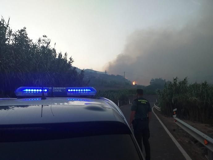 El incendio de Gran Canaria, a lunes 19 de agosto