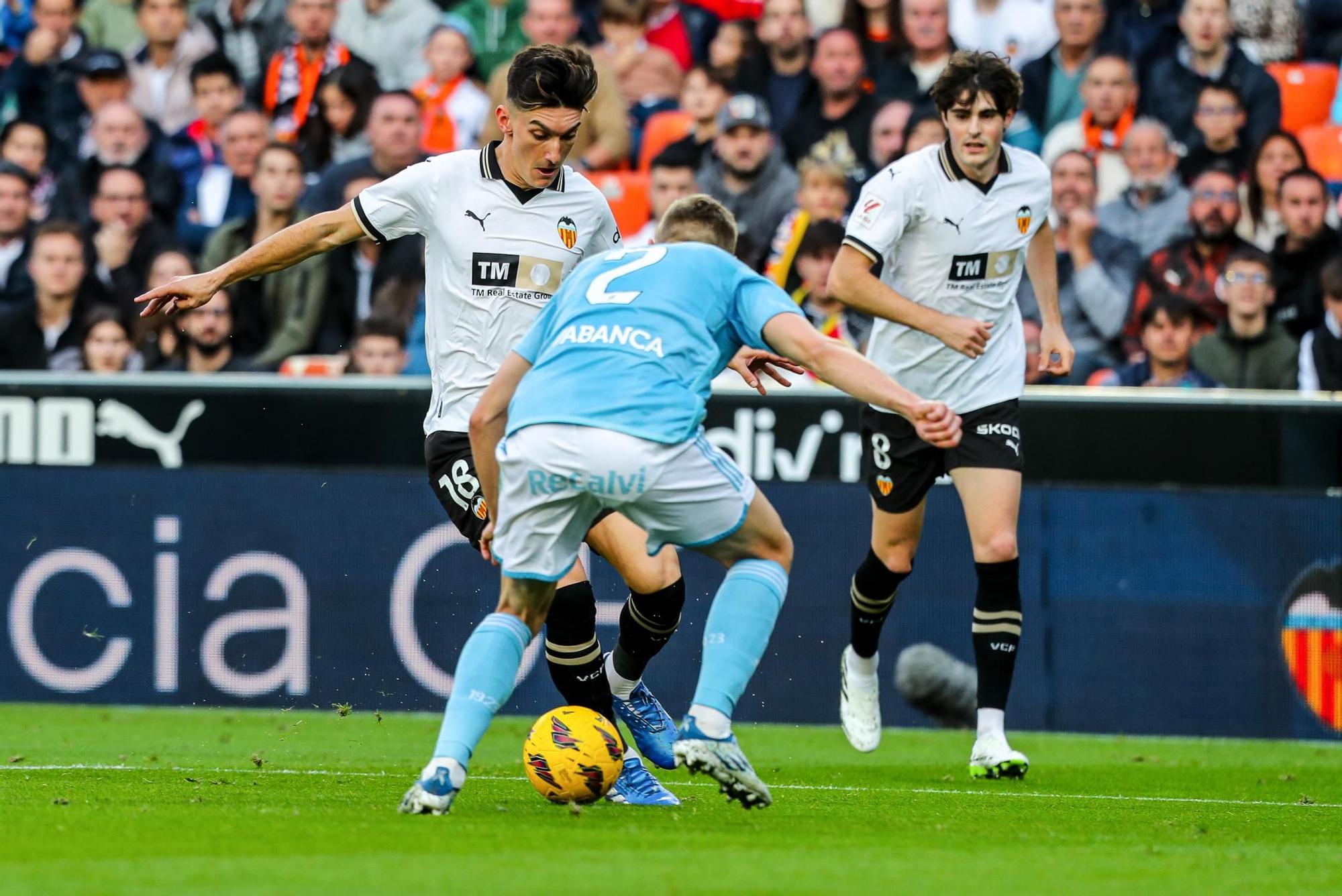 Las mejores imágenes del Valencia-Celta