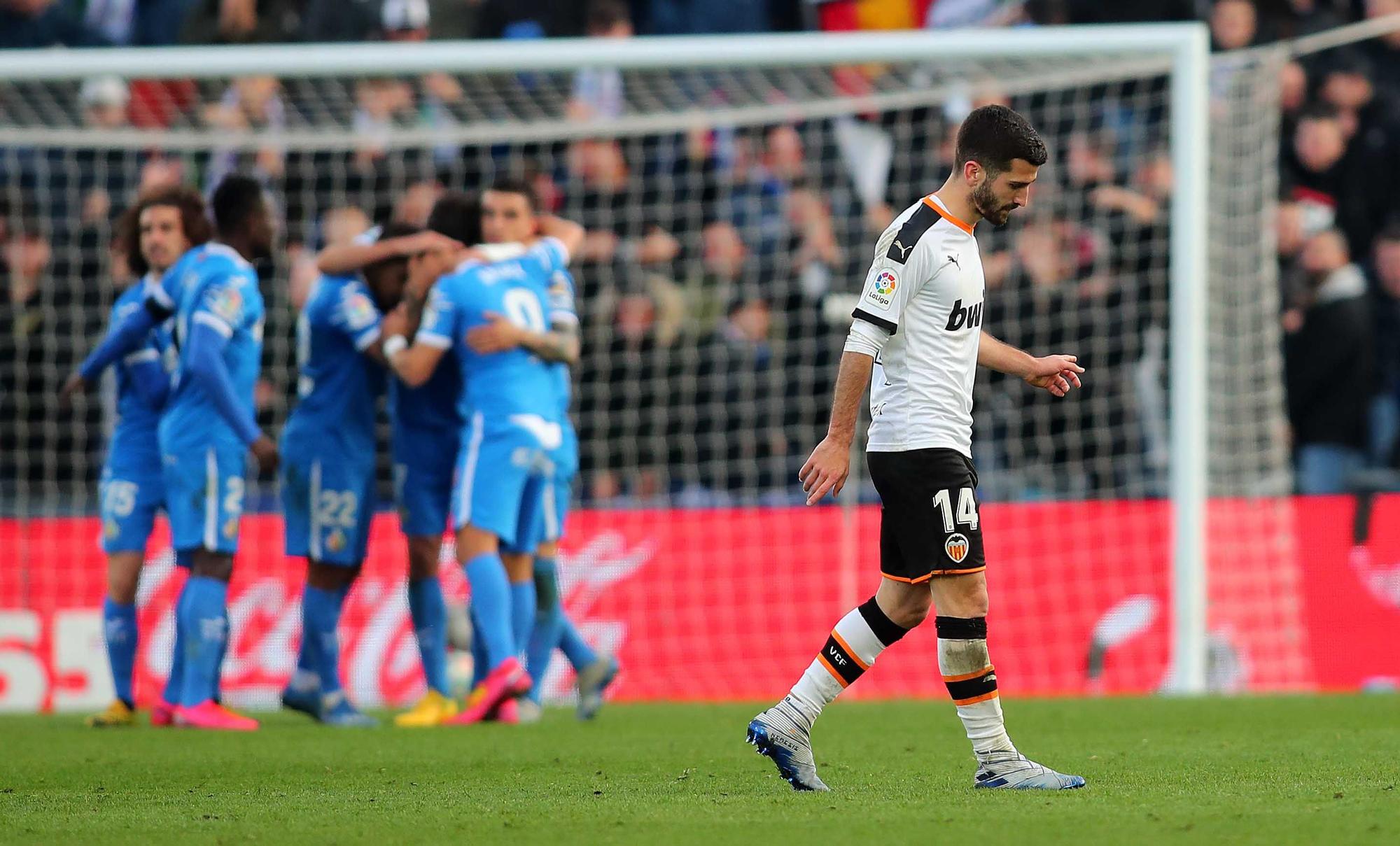 Los enfrentamientos Valencia CF - Getafe con Bordalás en el banquillo madrileño