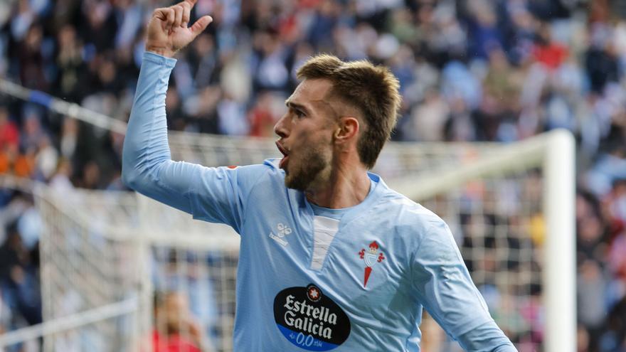 El 2-1 del Celta en el Celta 3-2 Sevilla de la jornada 35 de LaLiga EA Sports