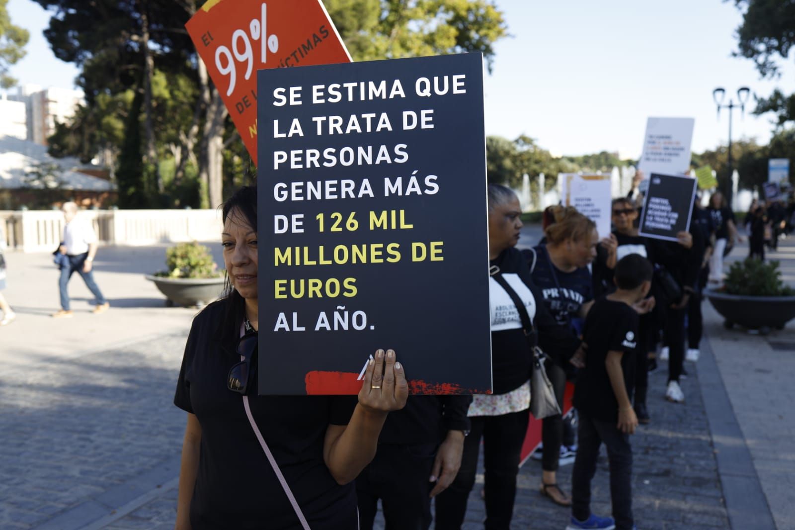 Marcha contra la trata de personas en Zaragoza