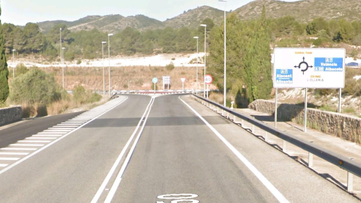 Interconexión de la CV-60 y la A-7 en l'Olleria.