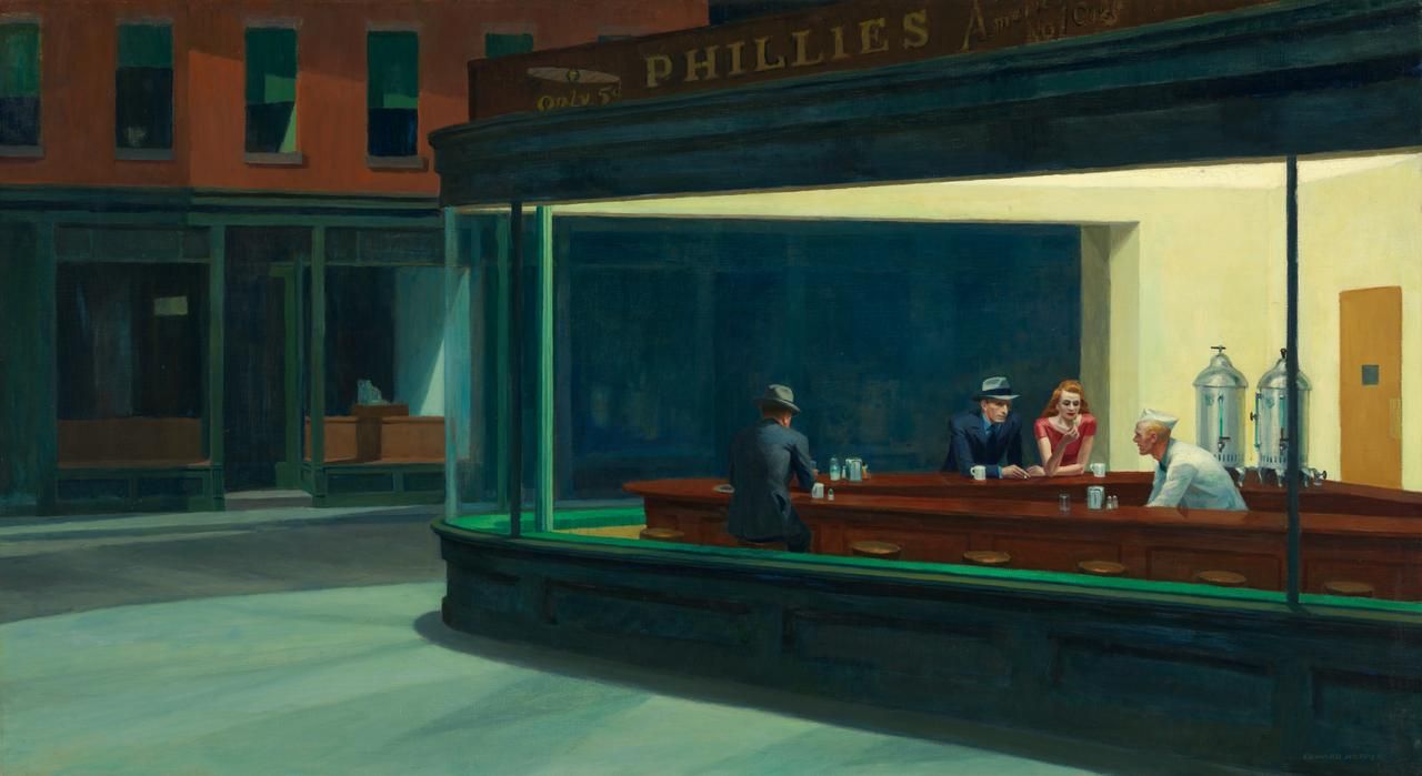 'Noctámbulos' de Edward Hopper