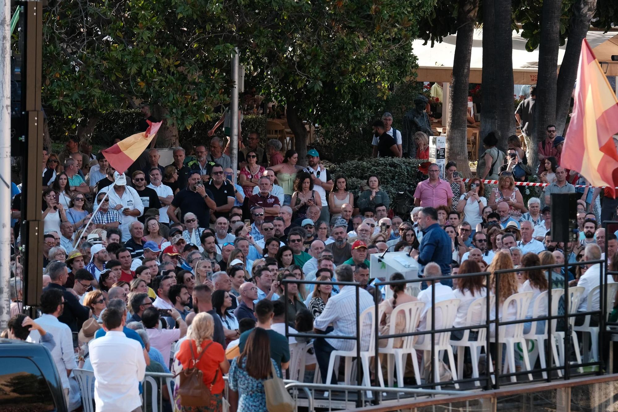 El mitin de Abascal y Buxadé (Vox) en Málaga
