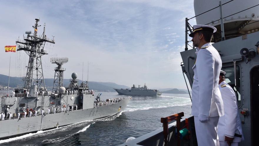 Tres buques de la Armada y tres de la OTAN hacen escala dos días en Alicante