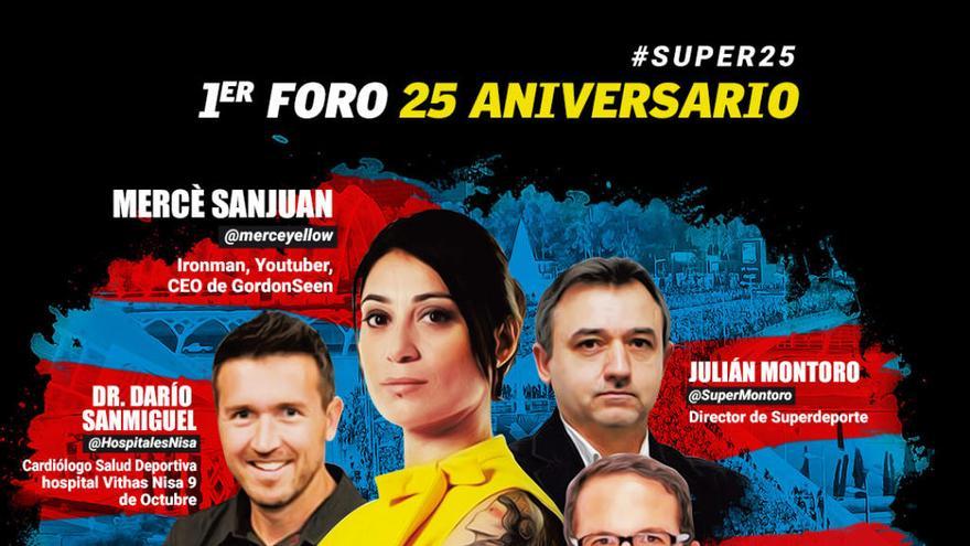 El I Foro 25 años de Superdeporte, el 17 de mayo.