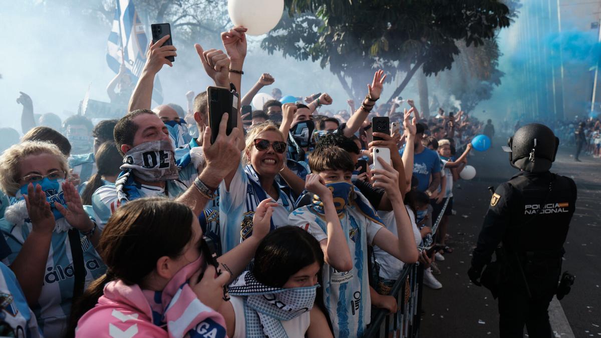 La afición del Málaga CF viajará en masa para la gran final de Almería.