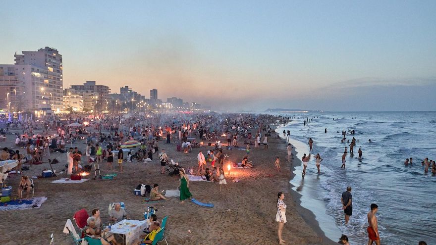El éxito de San Juan en la playa de Gandia