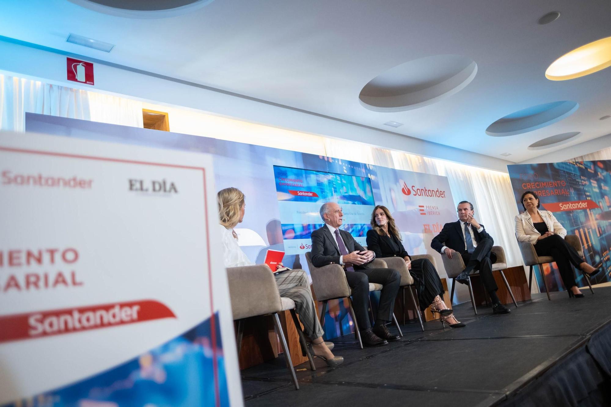 Foro 'Crecimiento empresarial' de EL DÍA y Banco Santander