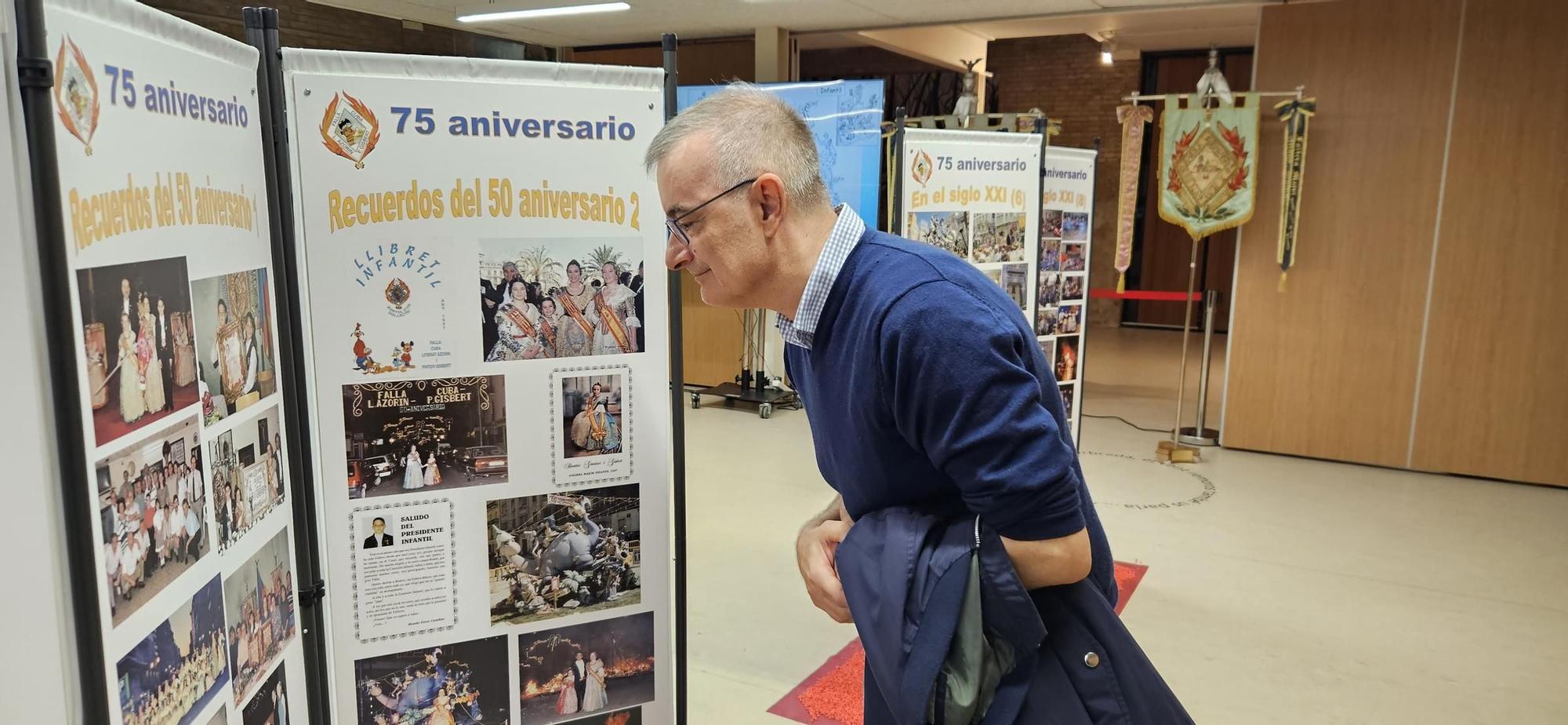 La fiesta del 75 aniversrio de Cuba-Literato Azorín