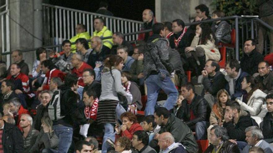 Els seguidors del Girona van xalar de valent amb la victòria.