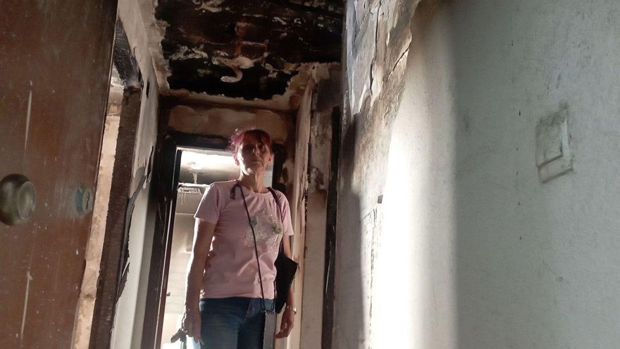 Sin casa, tras el incendio de un piso del IMV en García Grana