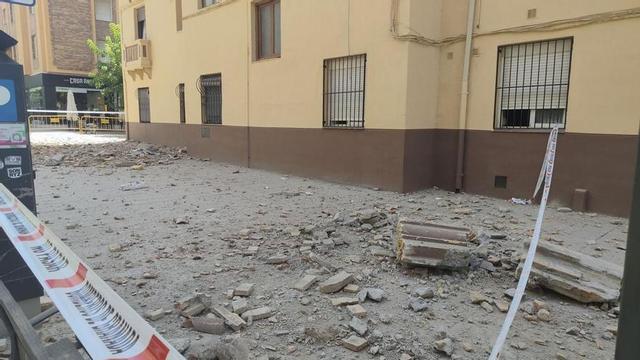 Danys causats pel terratrèmol de dimarts a la ciutat de Granada