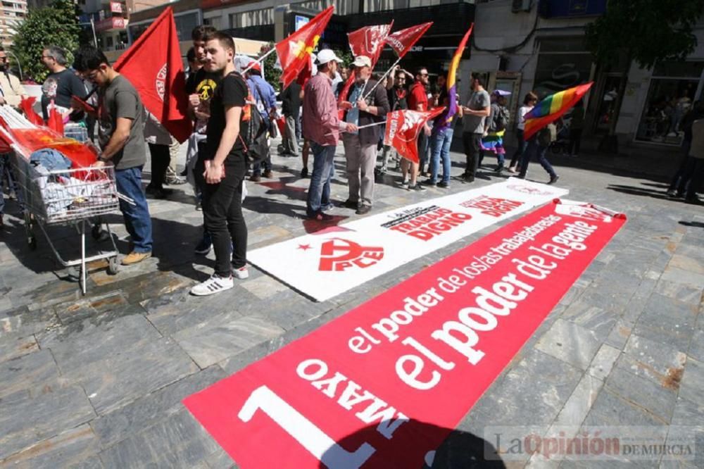 Manifestación del 1 de mayo en Murcia