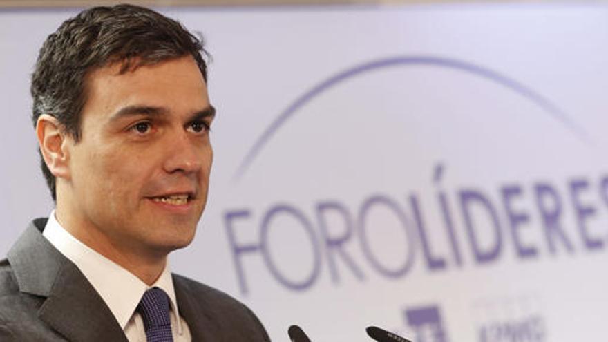 Pedro Sánchez, en el &#039;Foro Líderes&#039;.