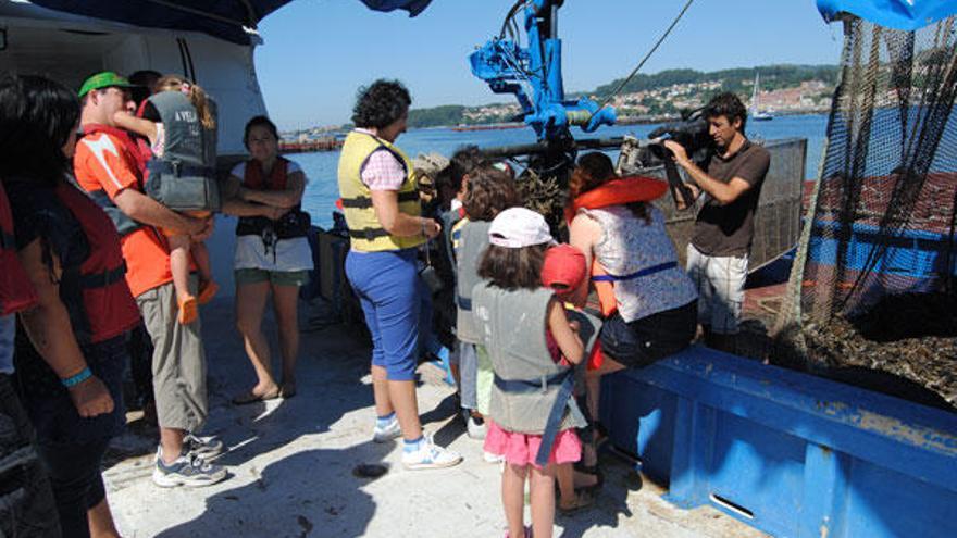 Rutas gastronómicas en bateeiros de Moaña