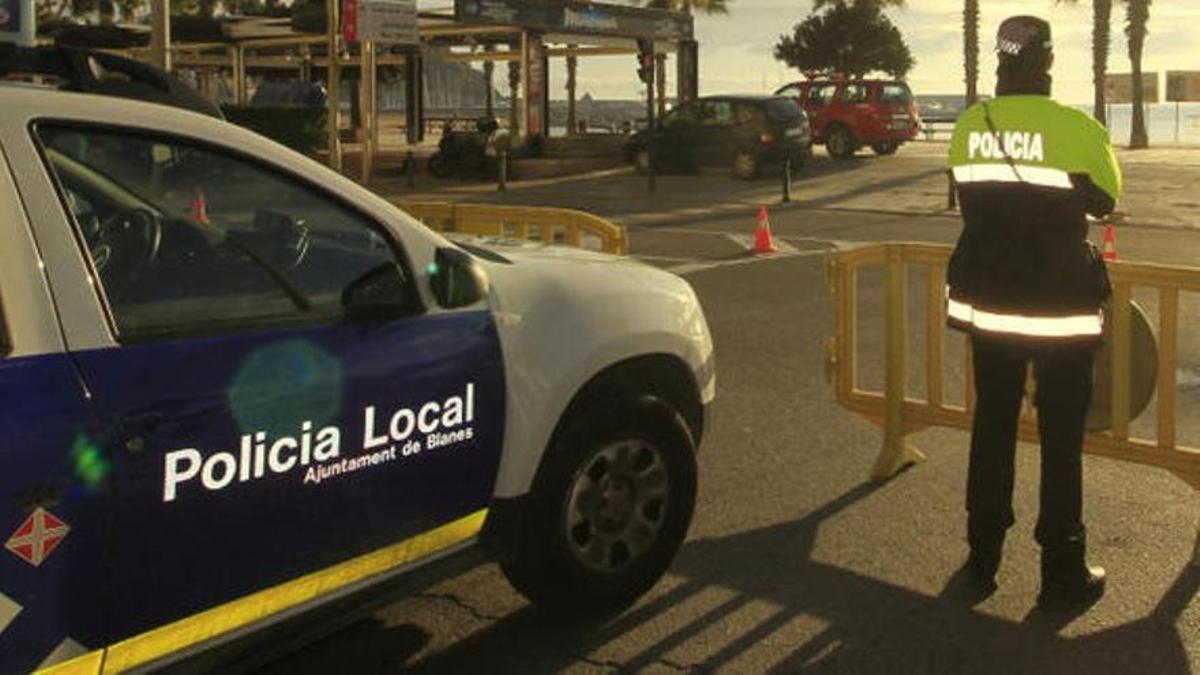 La Policia de Blanes investiga l'accident