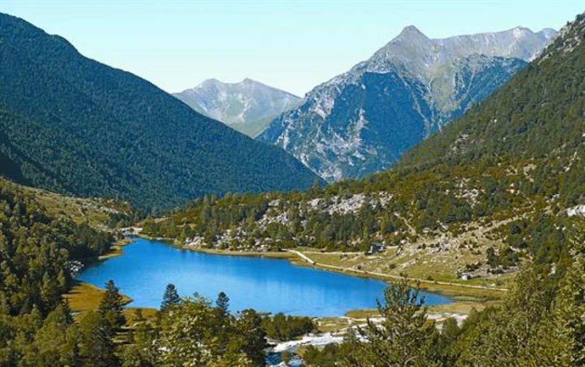 Estany de la Llebreta, en el parque de Aigüestortes, uno de los lagos analizados en el estudio.