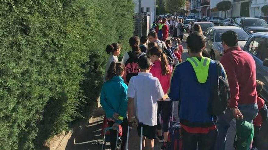 El camino escolar seguro regresará el lunes con dos líneas en el colegio Pilar