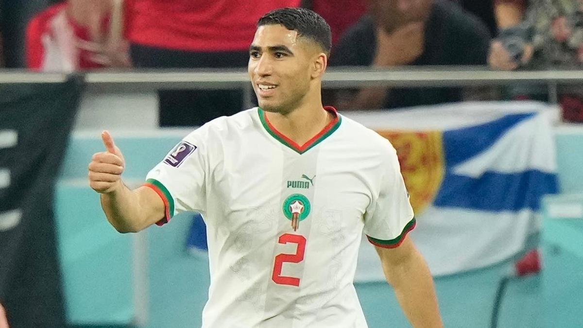 El futbolista del PSG Achraf Hakimi